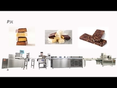 Papa heet verkoopt P308 chocolade eiwit energie bar productie lijn testen video