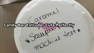 Papa populaire P308 karamel candybar-extruder met ultrasone snijder voor verkoop